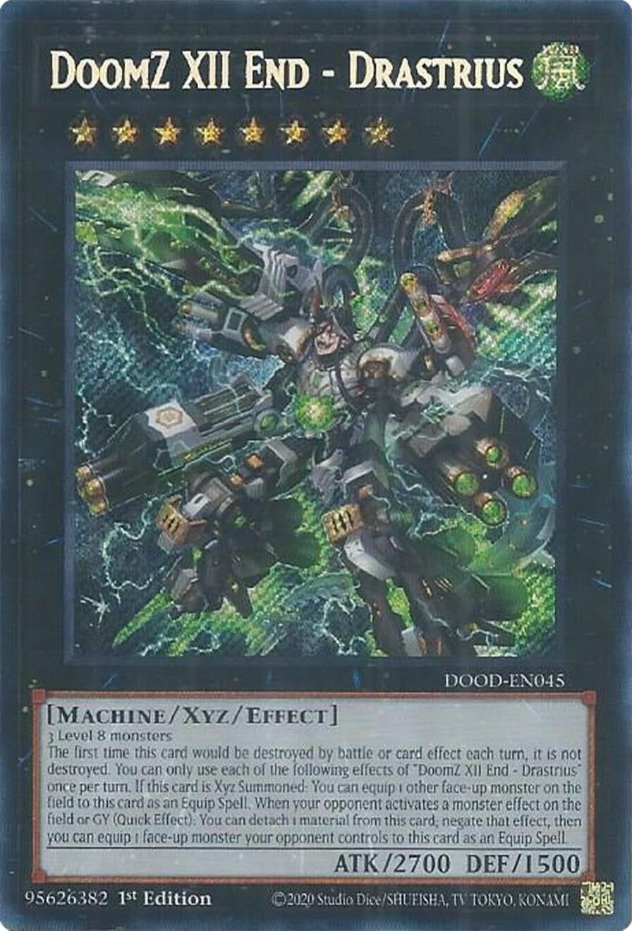 DoomZ XII End - Drastrius (DOOD-EN045)  Secret Rare