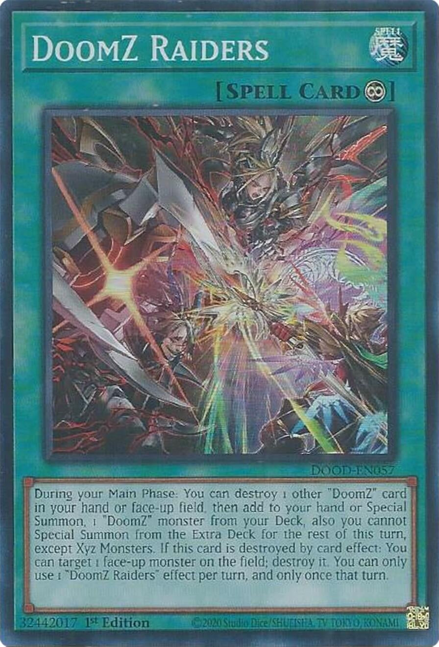 DoomZ Raiders (DOOD-EN057)  Super Rare