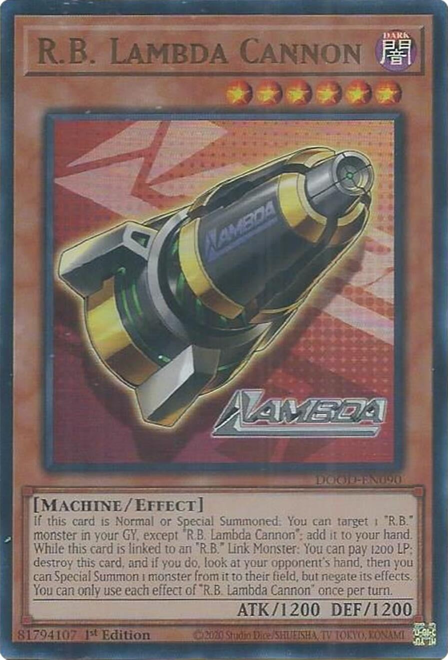 R.B. Lambda Cannon (DOOD-EN090)  Ultra Rare
