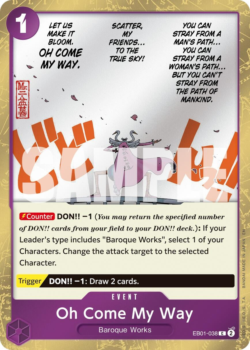 (EB01-038) Oh Come My Way (Pirate Foil) - Common