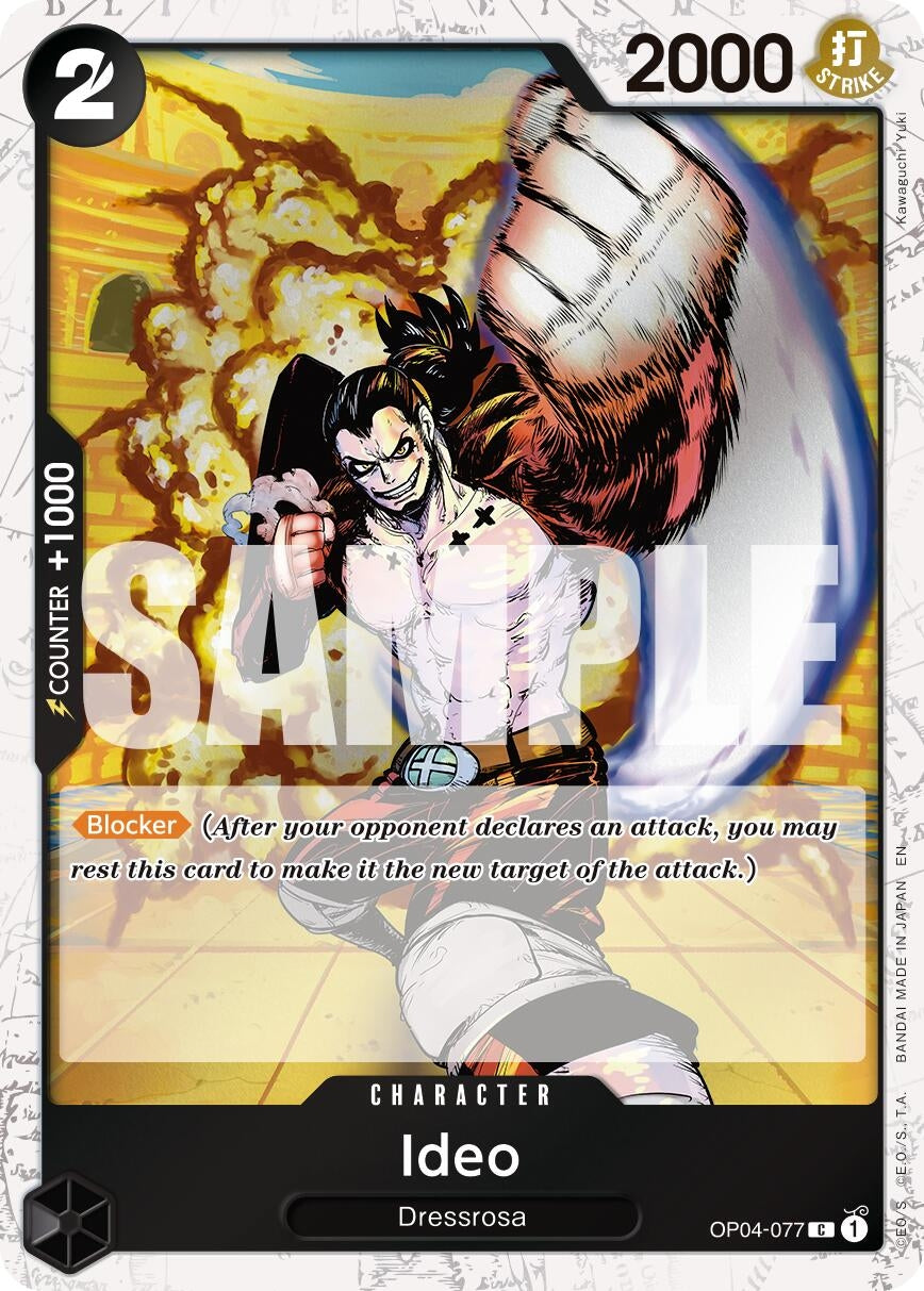 (OP04-077) Ideo (Pirate Foil) - Common