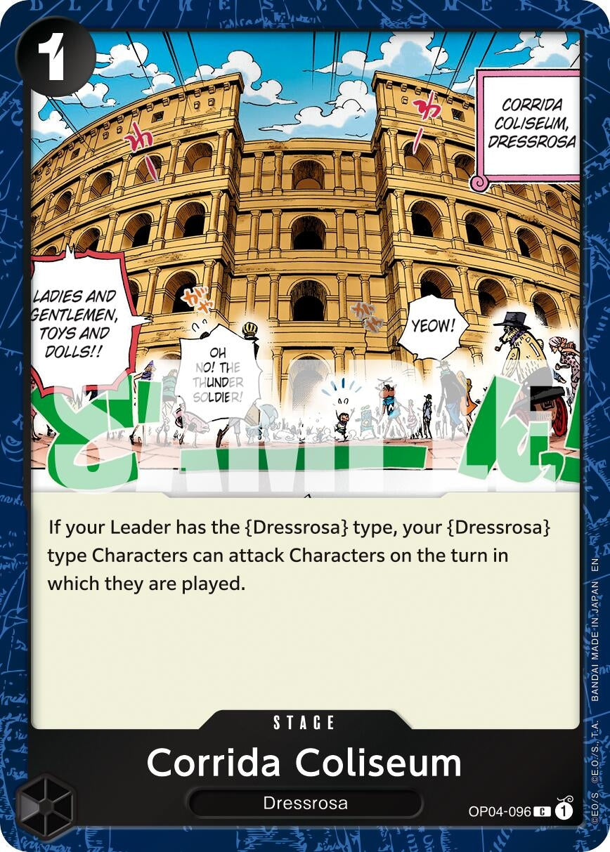 (OP04-096) Corrida Coliseum (Pirate Foil) - Common