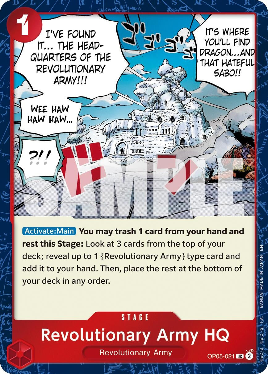 (OP05-021) Revolutionary Army HQ (Pirate Foil) - Uncommon