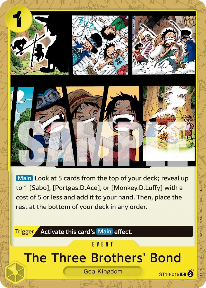 (ST13-019) The Three Brothers' Bond (Normal) - Common
