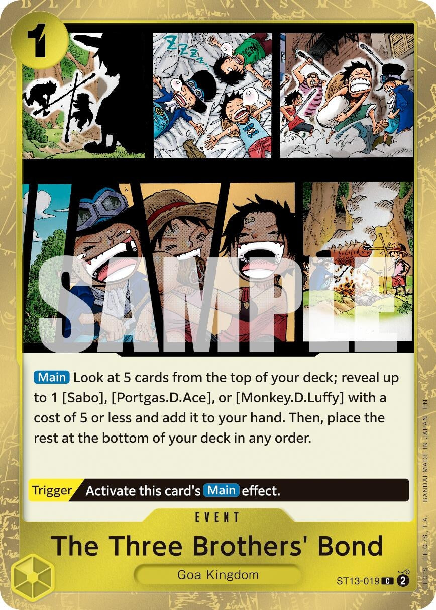 (ST13-019) The Three Brothers' Bond (Pirate Foil) - Common