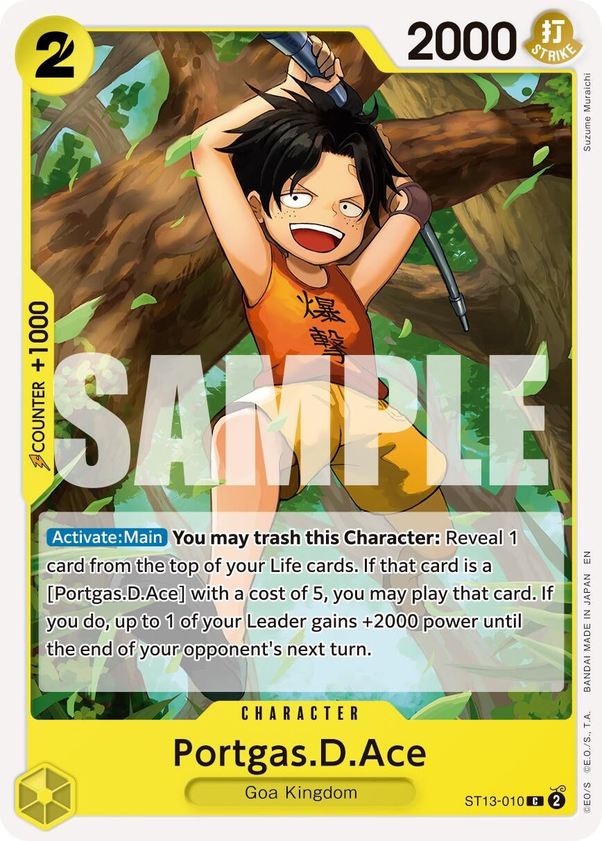(ST13-010) Portgas.D.Ace (Normal) - Common