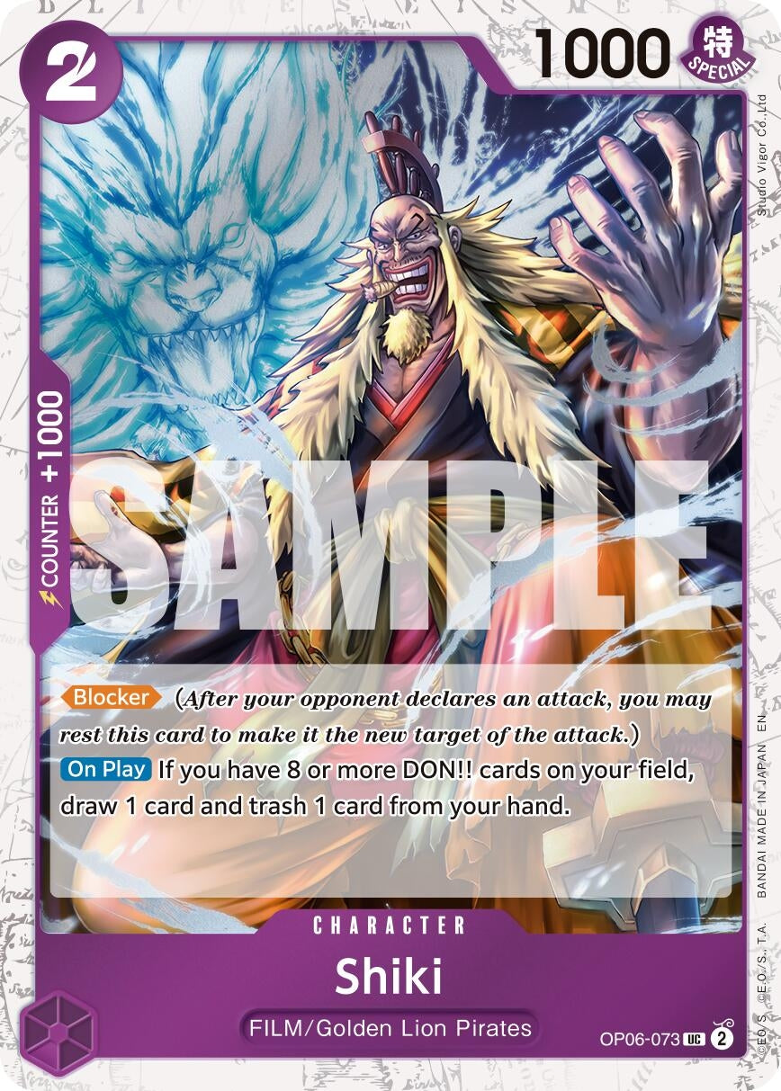 (OP06-073) Shiki (Pirate Foil) - Uncommon