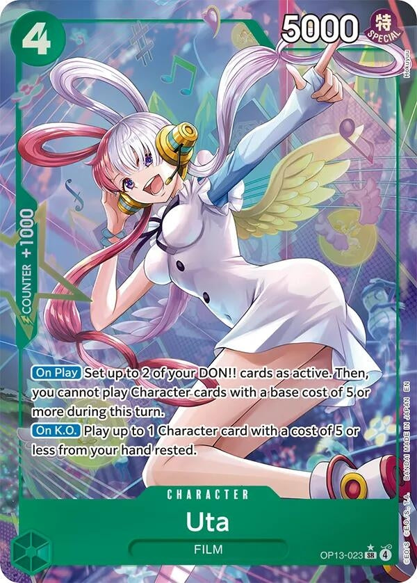 (OP13-023) Uta (Parallel) - Super Rare