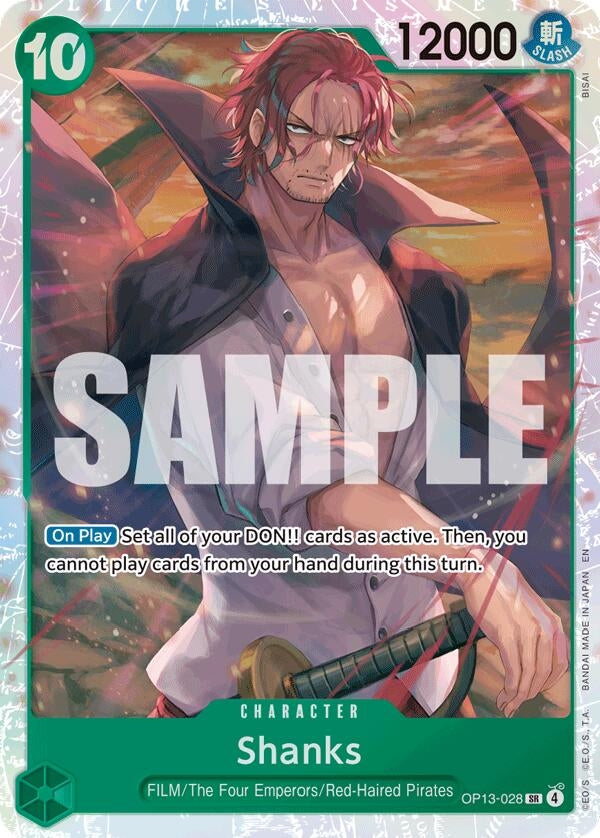 (OP13-028) Shanks - Super Rare