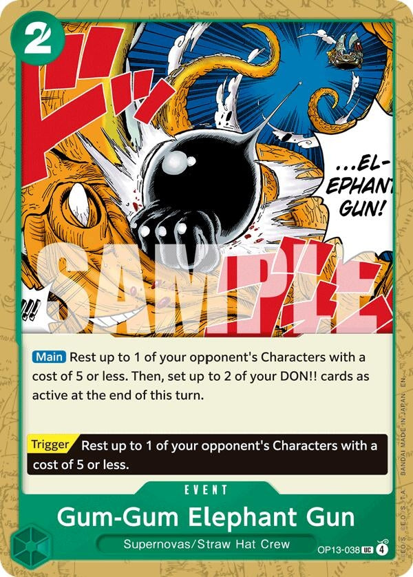 (OP13-038) Gum-Gum Elephant Gun - Uncommon