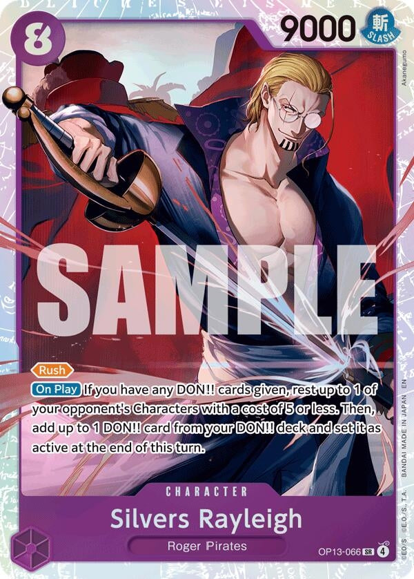 (OP13-066) Silvers Rayleigh - Super Rare