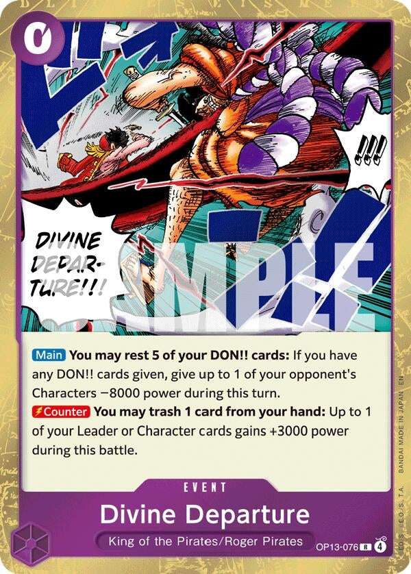 (OP13-076) Divine Departure - Rare