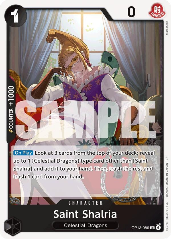 (OP13-086) Saint Shalria - Uncommon