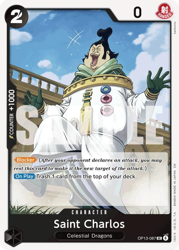 (OP13-087) Saint Charlos - Uncommon