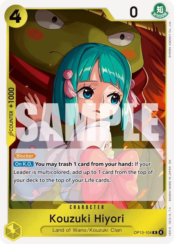 (OP13-104) Kouzuki Hiyori - Rare