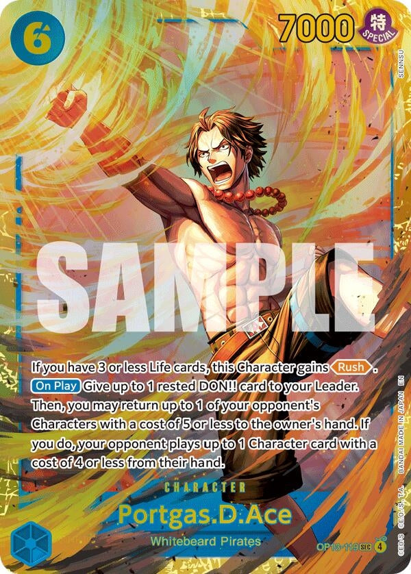 (OP13-119) Portgas.D.Ace