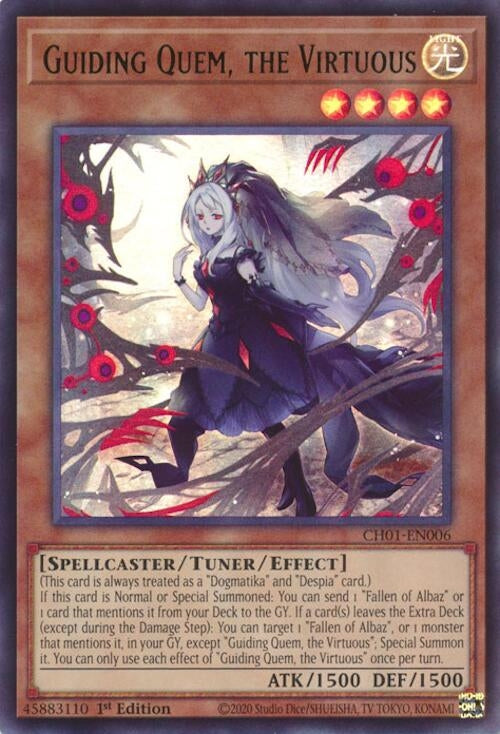 Guiding Quem, the Virtuous (CH01-EN006)  Ultra Rare