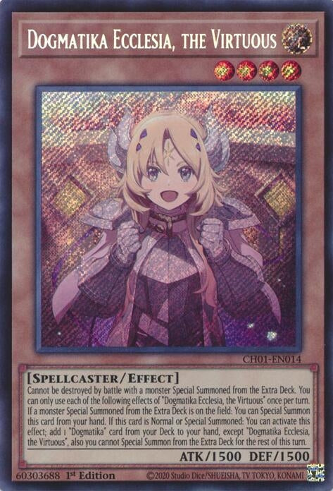 Dogmatika Ecclesia, the Virtuous  (CH01-EN014)  Secret Rare