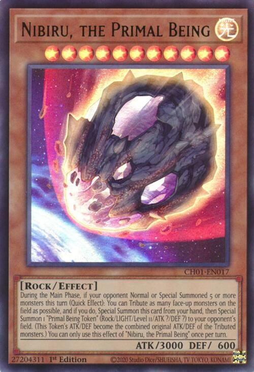 Nibiru, the Primal Being (CH01-EN017)  Ultra Rare