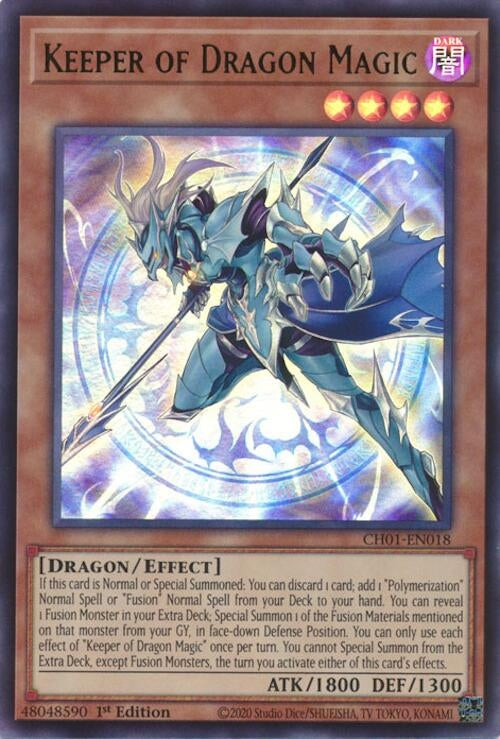 Keeper of Dragon Magic (CH01-EN018)  Ultra Rare
