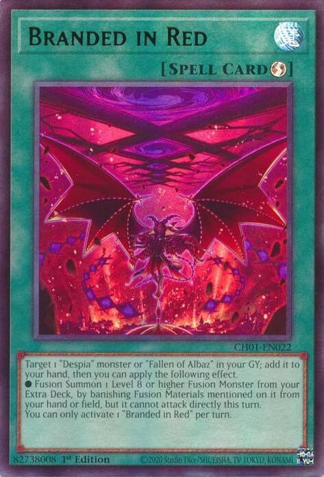Branded in Red (CH01-EN022)  Ultra Rare