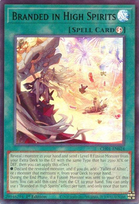 Branded in High Spirits (CH01-EN024)  Ultra Rare