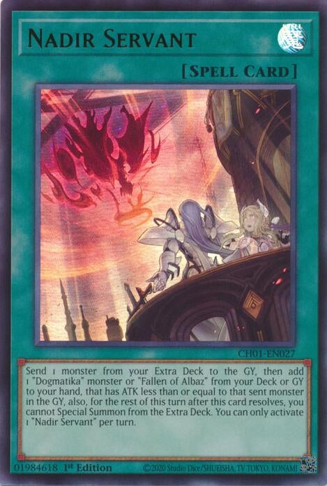 Nadir Servant (CH01-EN027)  Ultra Rare