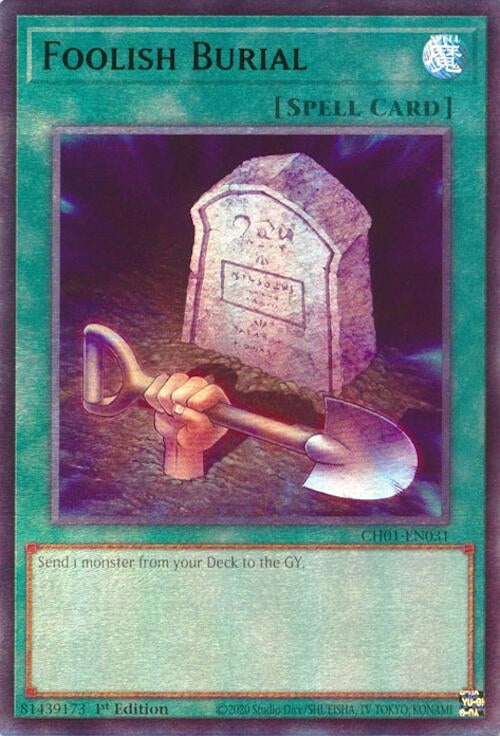 Foolish Burial (CH01-EN031)  Ultra Rare