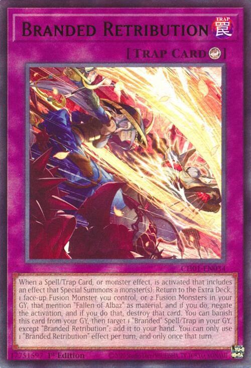 Branded Retribution (CH01-EN034)  Ultra Rare