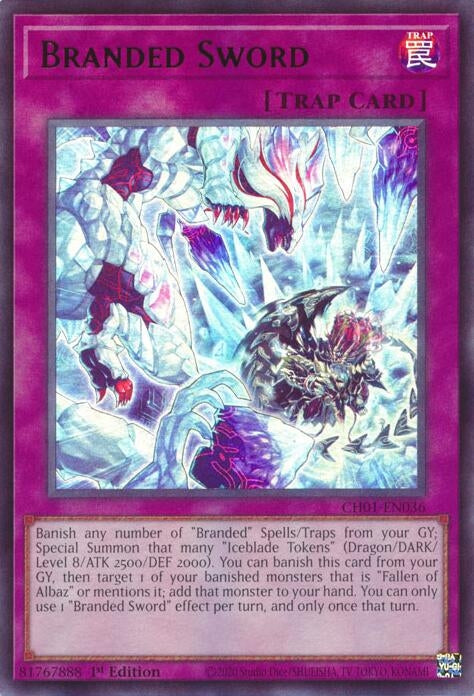 Branded Sword (CH01-EN036)  Ultra Rare