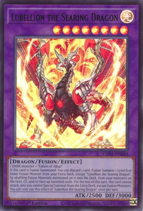 Lubellion the Searing Dragon (CH01-EN044)  Ultra Rare