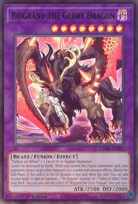 Brigrand the Glory Dragon (CH01-EN047)  Ultra Rare