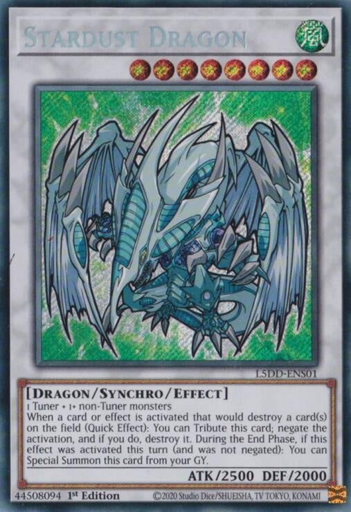 Stardust Dragon (L5DD-ENS01) (L5DD-ENS01)  Secret Rare