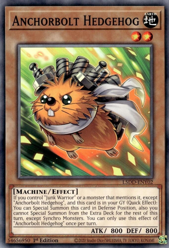 Anchorbolt Hedgehog (L5DD-ENY02)  Common