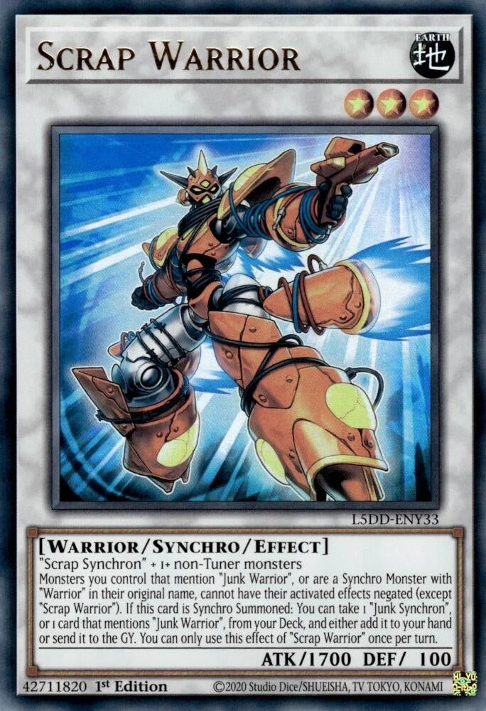 Scrap Warrior (L5DD-ENY33)  Ultra Rare