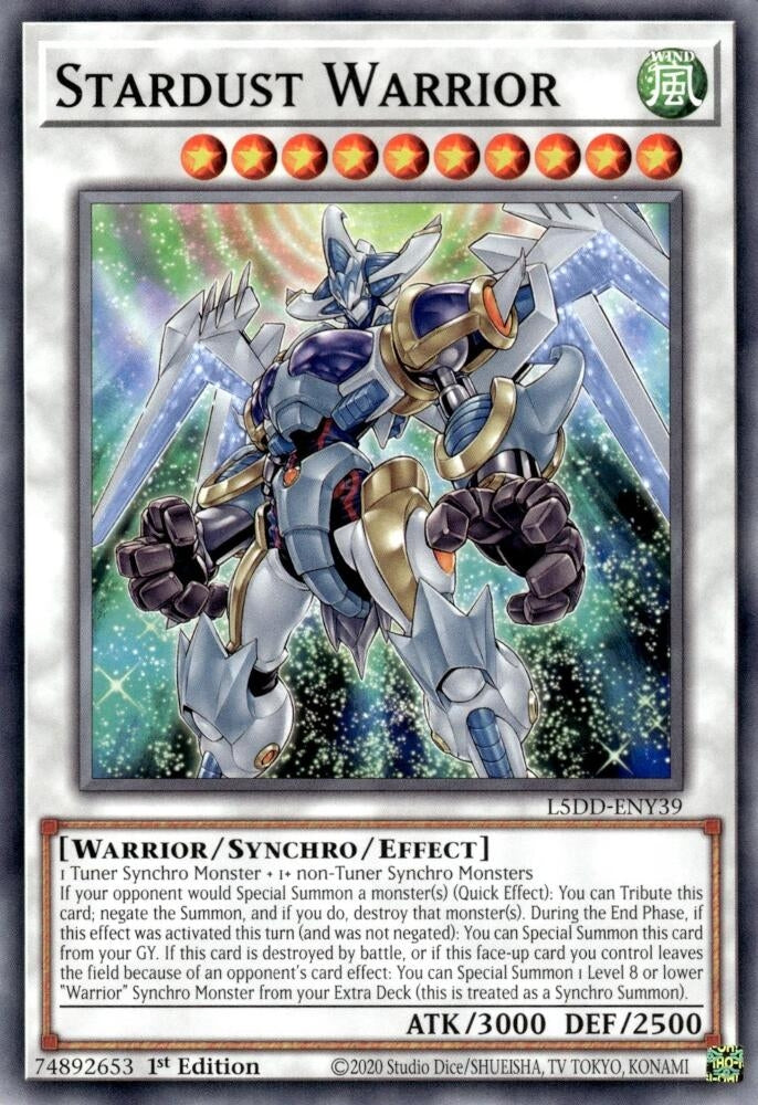 Stardust Warrior (L5DD-ENY39)  Common