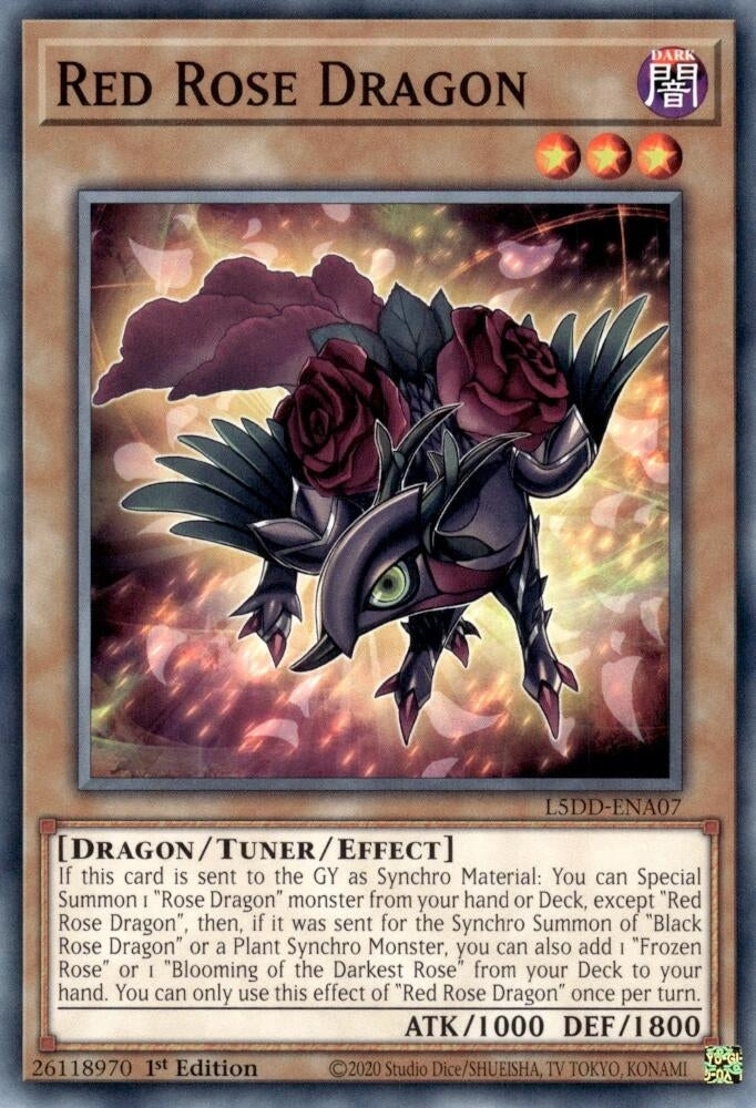 Red Rose Dragon (L5DD-ENA07)  Common