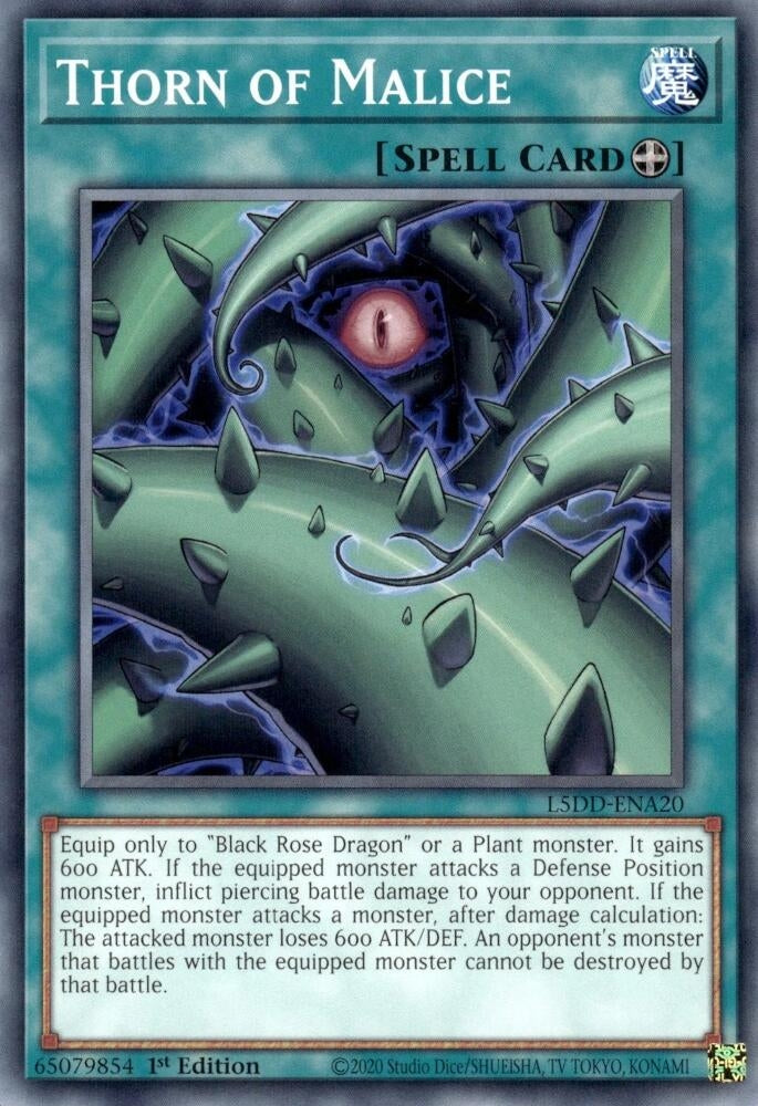 Thorn of Malice (L5DD-ENA20)  Common