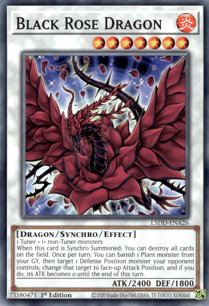 Black Rose Dragon (L5DD-ENA26)  Common