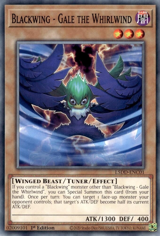 Blackwing - Gale the Whirlwind (L5DD-ENC01)  Common