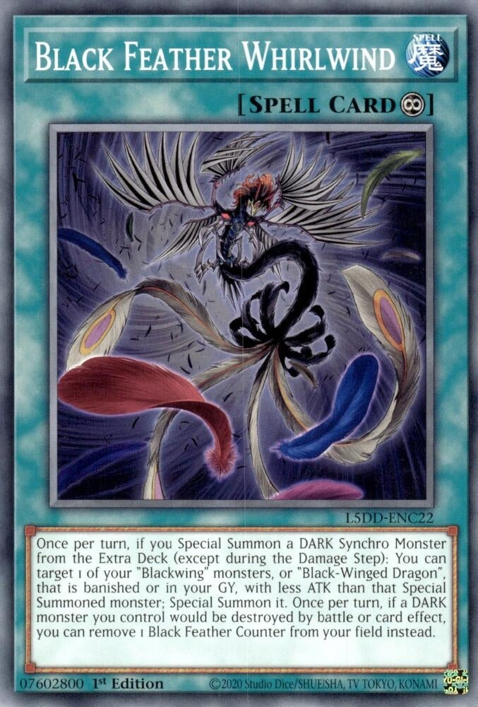 Black Feather Whirlwind (L5DD-ENC22)  Common