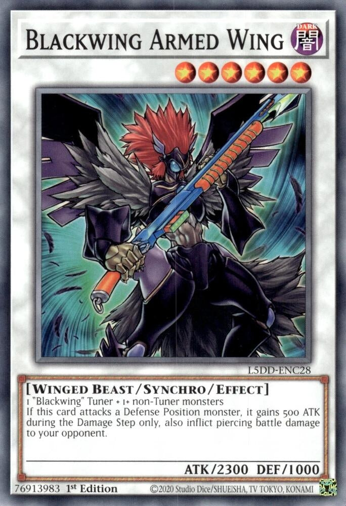 Blackwing Armed Wing (L5DD-ENC28)  Common