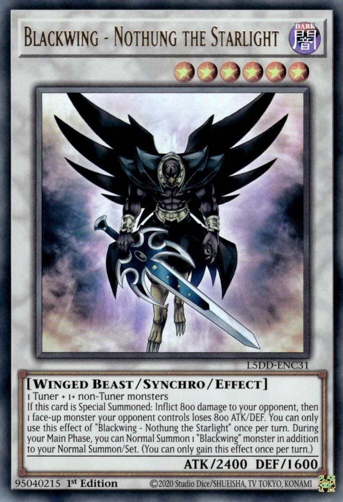 Blackwing - Nothung the Starlight (L5DD-ENC31)  Ultra Rare
