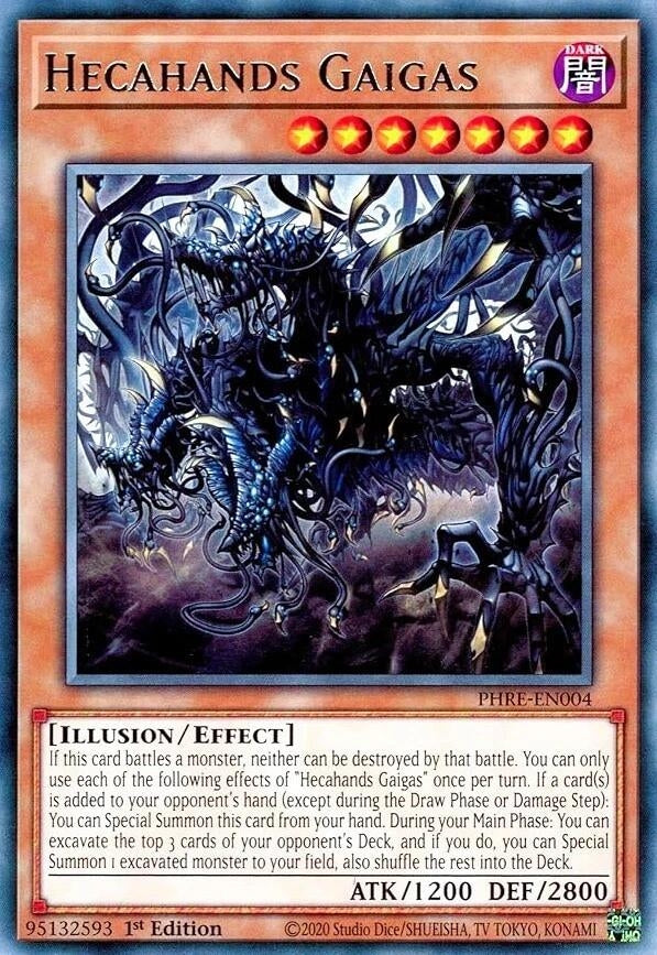 Hecahands Gaigas (PHRE-EN004)  Rare