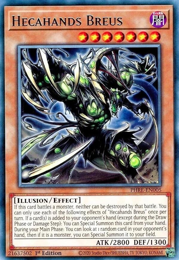 Hecahands Breus (PHRE-EN005)  Rare