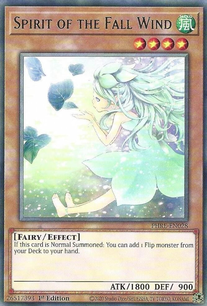 Spirit of the Fall Wind (PHRE-EN028)  Rare