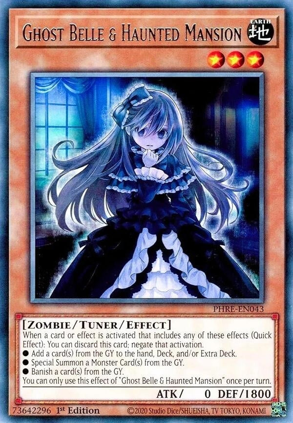Ghost Belle & Haunted Mansion (PHRE-EN043)  Rare