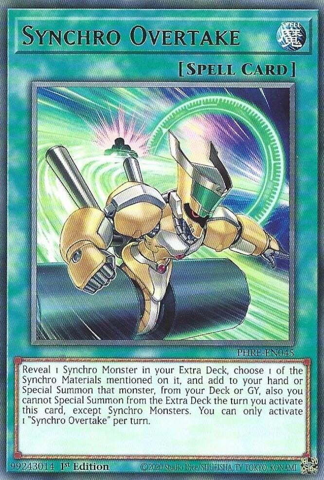 Synchro Overtake (PHRE-EN045)  Rare
