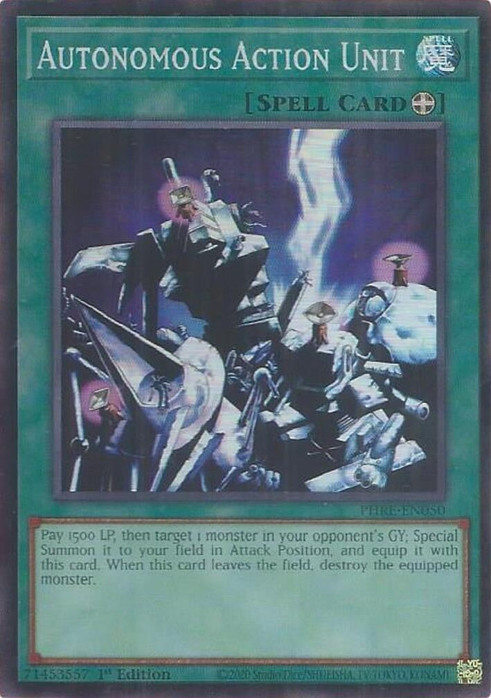 Autonomous Action Unit (Super Rare) (PHRE-EN050)  Super Rare