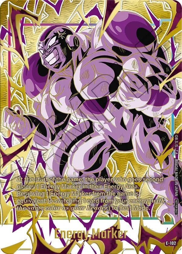 (E-102) Energy Marker - Frieza (PRIZE CARD)